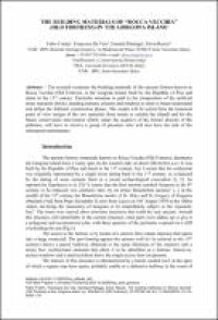 Image of Chapter The building materials of “Rocca Vecchia” (Old Fortress) in the Gorgona Island