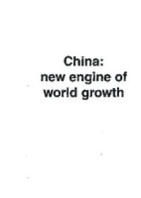 China: New Engine of World Growth