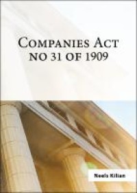 Image of Companies Act No 31 of 1909