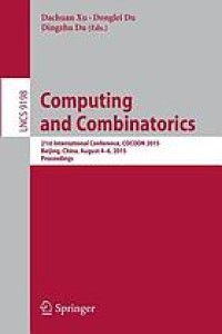 Computing and combinatorics