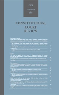 Image of Constitutional Court Review 2008 - 1