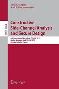 Constructive side-channel analysis and secure design