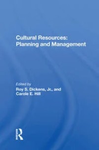 Cultural Resources : Planning And Management