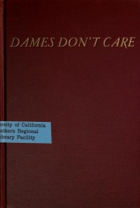 Image of Dames don't care