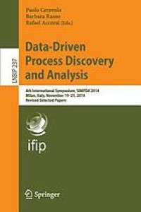 Data-driven process discovery and analysis