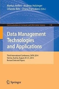 Data Management Technologies and Applications