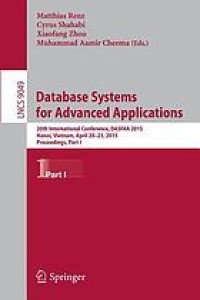 Database systems for advanced applications