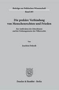 Image of Die prekäre Verbindung von Menschenrechten und Frieden