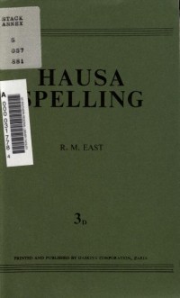 Image of Hausa spelling