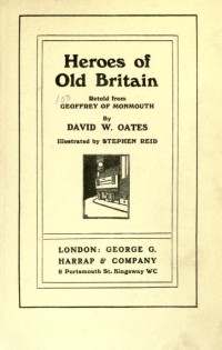 Image of Heroes of old Britain : retold from Geoffrey of Monmouth