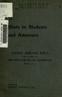 Hints to students and amateurs