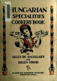 Image of Hungarian specialities cookery book