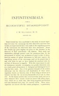 Image of Infinitesimals from a scientific standpoint