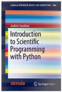 Introduction to Scientific Programming with Python