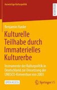 Kulturelle Teilhabe durch Immaterielles Kulturerbe