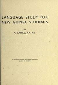 Image of Language study for New Guinea students