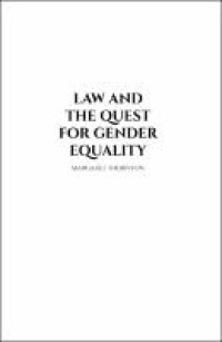 Law and the Quest for Gender Equality