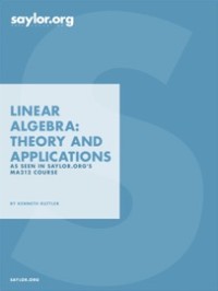 Linear Algebra : Theory And Applications