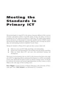 Meeting the Standards in Primary ICT : a Guide to the ITTNC