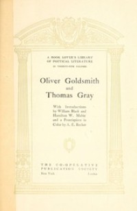 Oliver Goldsmith and Thomas Gray