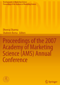 Proceedings of the 2007 Academy of Marketing Science (AMS) Annual Conference