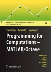 Programming for Computations - MATLAB/Octav