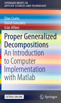 Proper Generalized Decompositions; An Introduction to Computer Implementation with Matlab