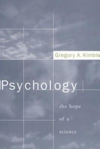 Psychology; The Hope of a Science