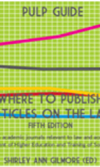 Image of PULP Guide; Where to publish articles on the law - Fifth edition