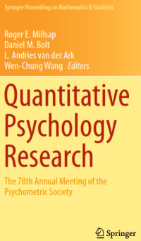 Quantitative Psychology Research; The 78th Annual Meeting of the Psychometric Society