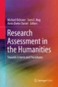 Research Assessment in the Humanities