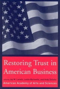 Restoring trust in American business