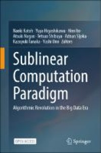 Sublinear Computation Paradigm: Algorithmic Revolution in the Big Data Era