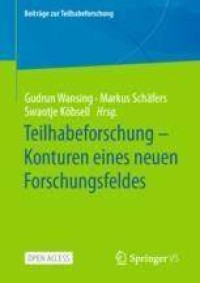 Teilhabeforschung – Konturen eines neuen Forschungsfeldes