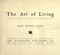 Image of The art of living
