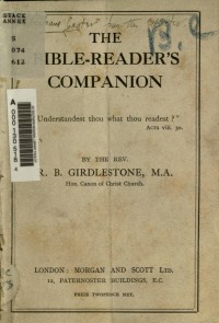 The Bible-reader's companion