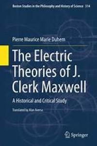 The Electric Theories of J. Clerk Maxwell