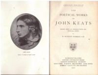 The poetical works of John Keats