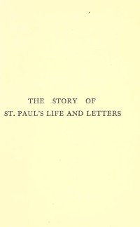 Image of The story of St. Paul's life and letters