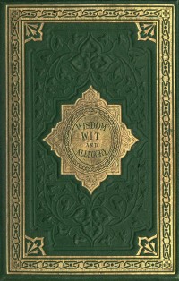 Image of Wisdom, wit, and allegory : selected from 
