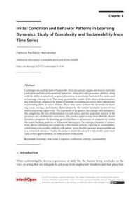 initial Condition and Behavior Patterns in Learning Dynamics
Study of Complexity and Sustainability From Time Series