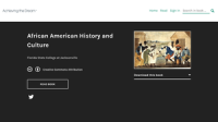 African American History and Culture