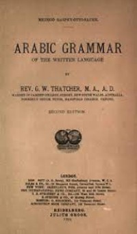 Arabic Grammar of the Written Language (PDF)