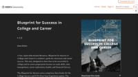 Blueprint for Success in College and Career