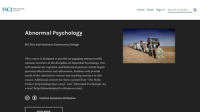 Abnormal Psychology – FSCJ