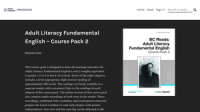 Adult Literacy Fundamental English - Course Pack 2